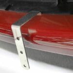 Jass Performance License Plate Bracket, Stainless, Upper Mount for NA