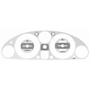 Jass Performance Lunette de tableau de bord gravée en acier inoxydable pour NA 1.8