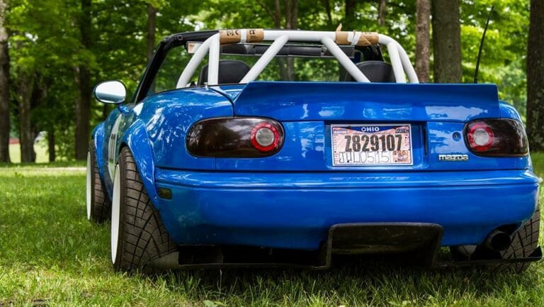 CarbonMiata RX-7 FD RE-Style Rear Diffuser for NA Mazda Miata MX-5 ...