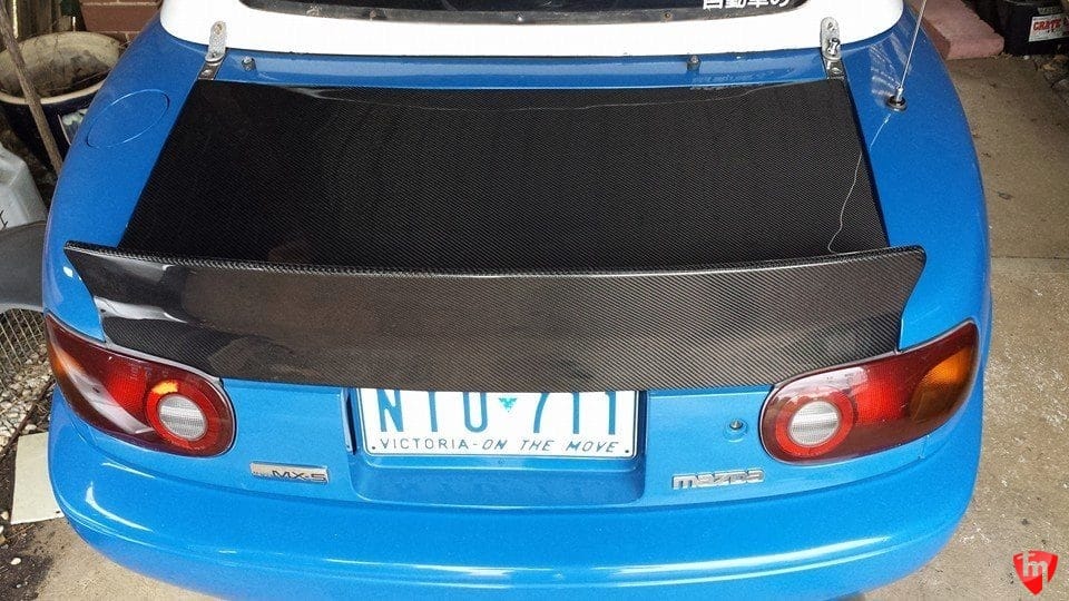 boot lid with high ductail boot lid with high ductail