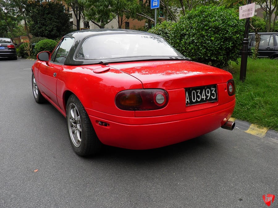 CarbonMiata Short Rear Bumper for NA Mazda Miata MX5 TopMiata