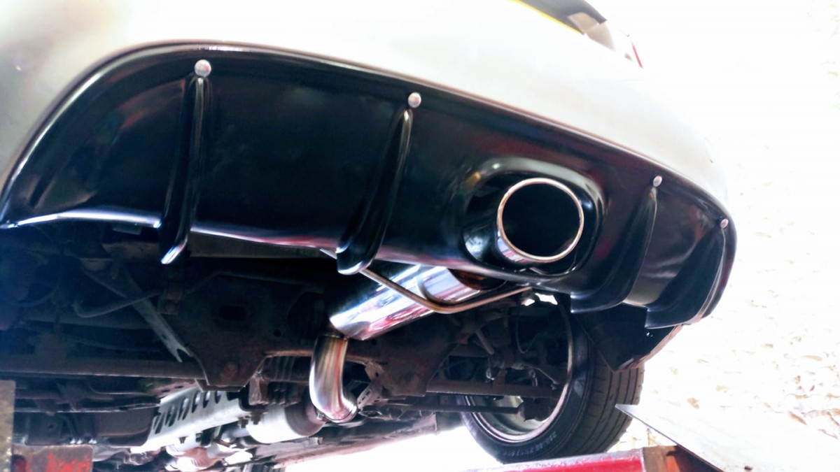 CarbonMiata Rear Diffuser (Center Exhaust) for NC - Mazda Miata MX-5