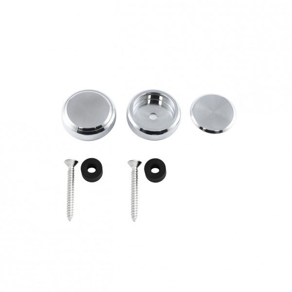 Jass Performance Vintage Style Door Pull Caps Silver/Black para NA