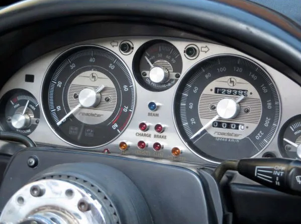 3 3/8" Military Series Bomber Gauge Bezel - Custom 4-Bolt Dash For Hot Rods & Gassers
