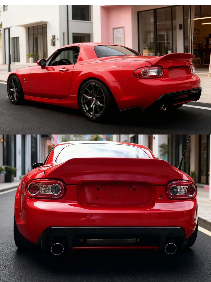 Premium Ducktail Spoiler for Mazda Miata MX-5 NC PRHT Premium Ducktail Spoiler for Mazda Miata MX-5 NC PRHT
