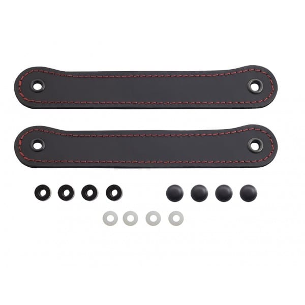 Door Pulls, Real Leather Stitched Design Door Pulls, Real Leather Stitched Design