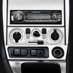 Jass Performance Labeled Brushed Stainless Heater Panel (HVAC) for NB/MK2
