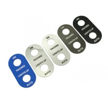 Jass Performance Popup & Hazard Switch Face Plate Only, for NA