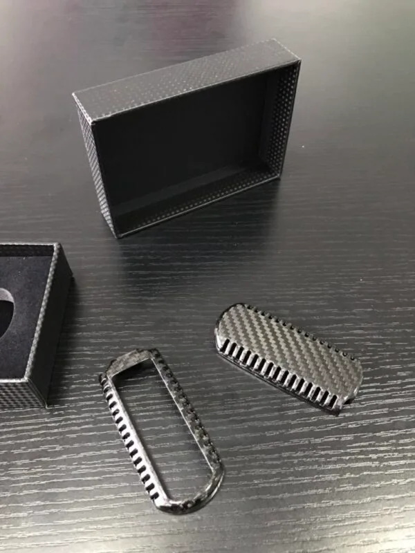 NUCNOK Cover per Honor 90,Ultra Sottile Nera Silicone Custodia,Fibra di Carbonio TPU Morbido AntiGraffio AntiCaduta Case