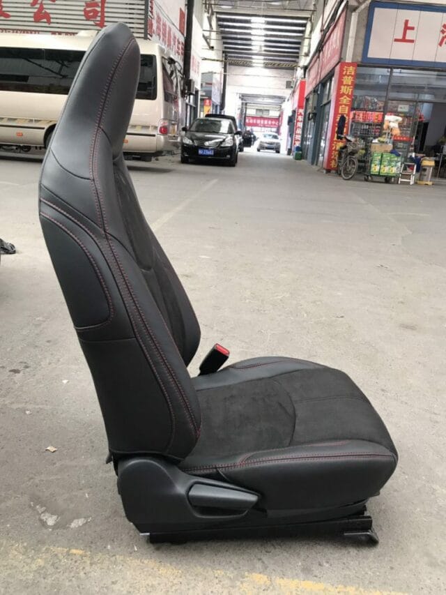 Premium Miata MX5 ND Seat Covers Faux Leather & Alcantara