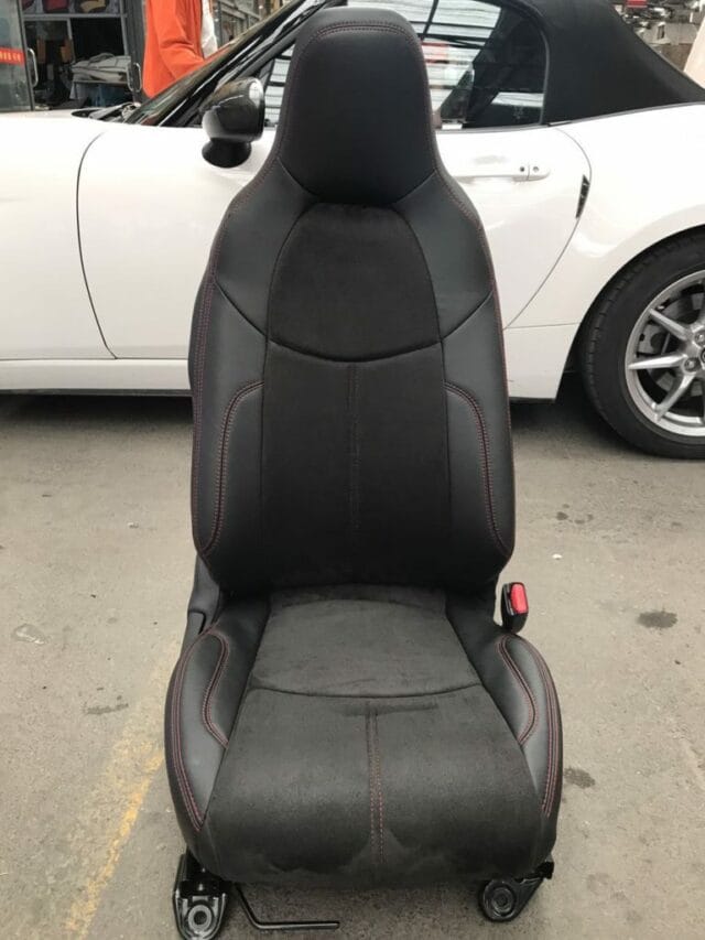 Premium Miata MX5 ND Seat Covers Faux Leather & Alcantara