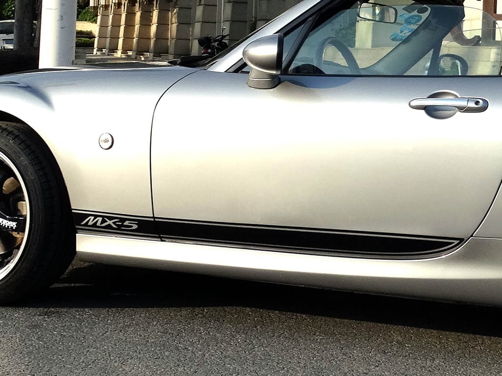 NC Miata MX-5 Door Side Decals NC Miata MX-5 Door Side Decals