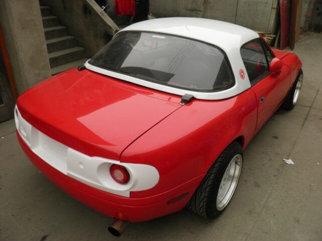 Sickspeed JDM NA GV Style FRP Tail Light Conversion Finish Panel Kit For Mazda Miata 90-97