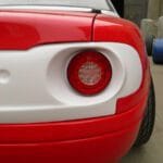 CarbonMiata GV Style Tail Lights Rear Panel for NA