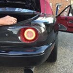 CarbonMiata GV Style Tail Lights Rear Panel for NA