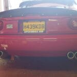 CarbonMiata GV Style Tail Lights Rear Panel for NA