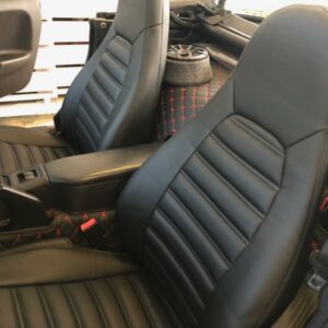 CarbonMiata Striped Seat Covers for NB1 / MK2 (98-00) NB Interior Mazda Miata MX-5 - TopMiata