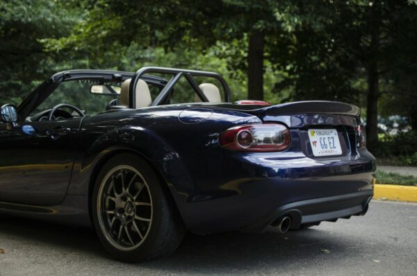 Carbon Miata Trunk with ducktail for NC (Soft top)
