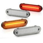 CarbonMiata LED 4-Pieces Set Side Marker Lights (Clear design) For NA & NB