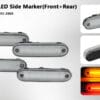 CarbonMiata LED 4-Pieces Set Side Marker Lights (Clear design) For NA & NB