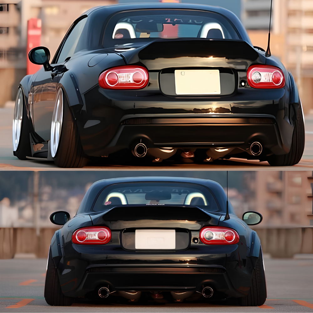 Premium Ducktail Spoiler for Mazda Miata MX-5 NC Soft Top