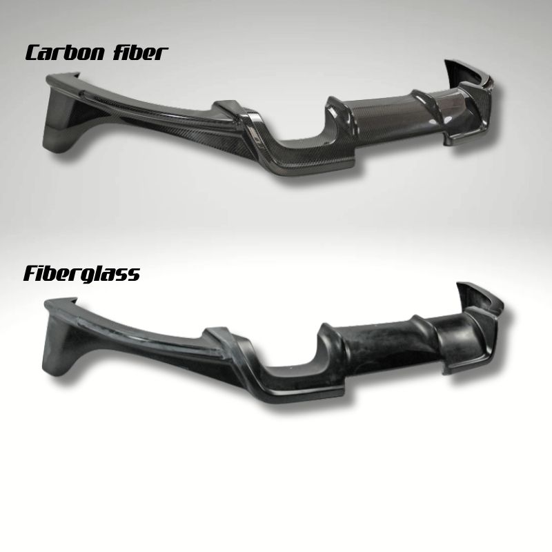 Carbon fiber vs fiberglass Akari Type 2 Rear Diffuser for Mazda MX-5 Miata ND & NDRF
