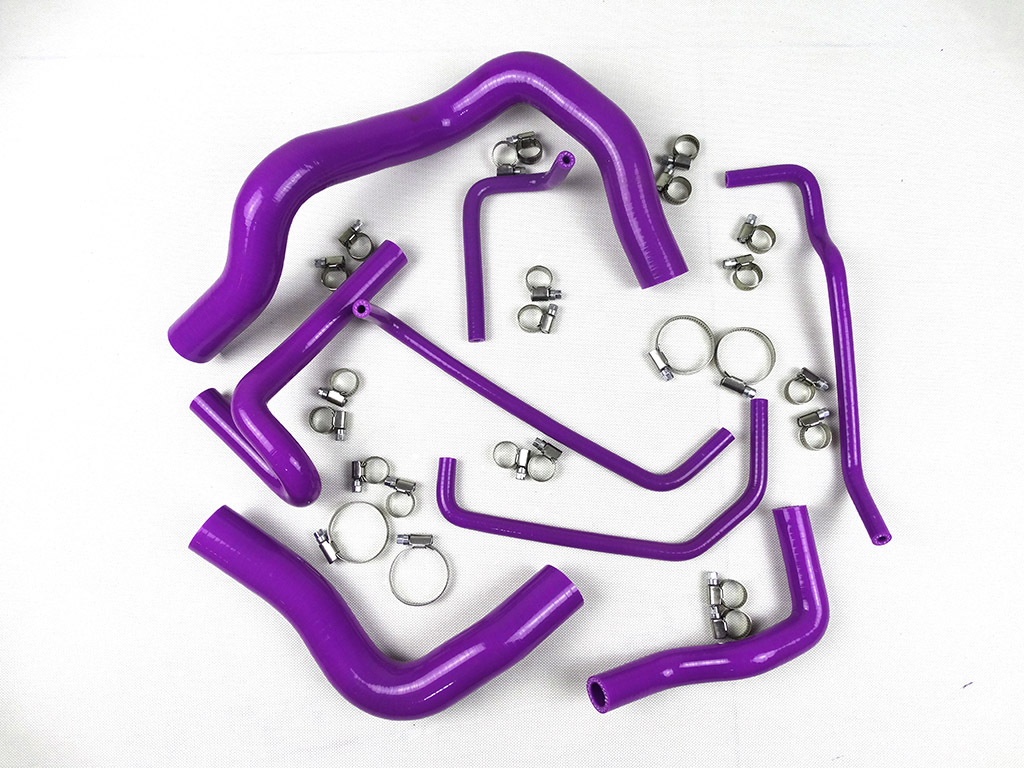 Carbon Miata NB Cooling Hoses Set Carbon Miata NB Cooling Hoses Set