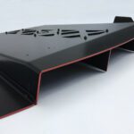 Rear Aluminum Diffuser, by VRS Customs for NA