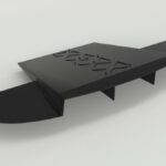 Rear Aluminum Diffuser, by VRS Customs for NA