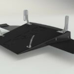 Rear Aluminum Diffuser, by VRS Customs for NA