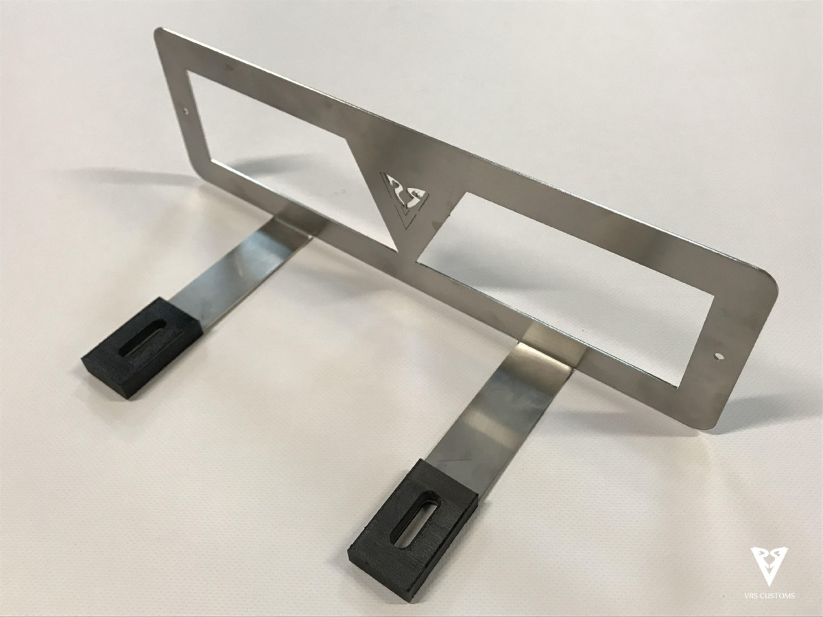 Miata NA Front License Plate Mount Stainless Steel & Durable