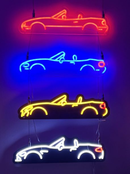 Mazda Miata Led Light Sign Game Room garage Shop —You Pick Color Bar 