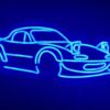 Mazda Miata NA LED Neon Sign (3/4 view)