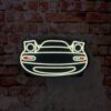 Mazda Miata NA LED Neon Sign (Front view) Transparent