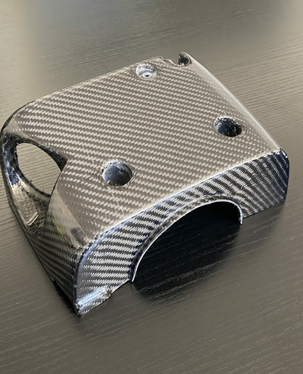 CrabonMiata LHD Carbon Fiber Steering Wheel Surround For Miata NA/Mk1