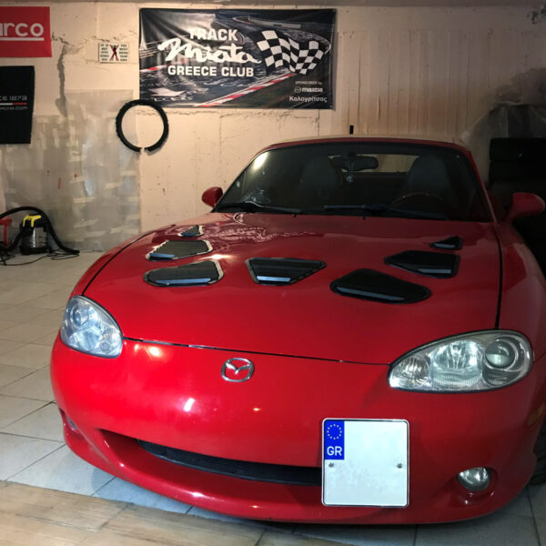 Miata NB Hood Louvers Enhanced Cooling and Performance