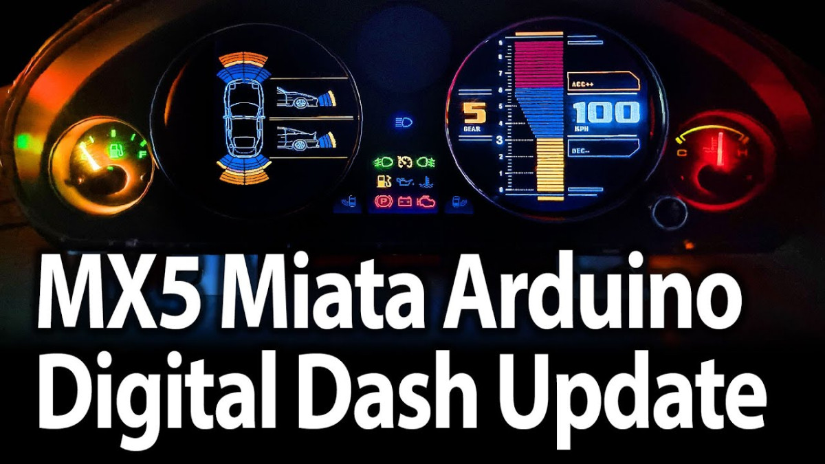 Miata Electronic dash Upgrades