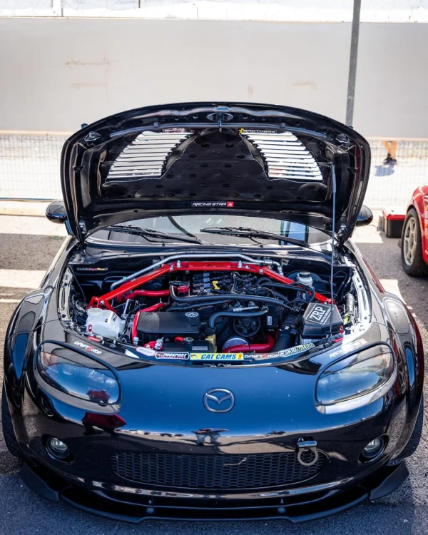 NC Miata MX5 Hood Louvers Stylish and Functional Design