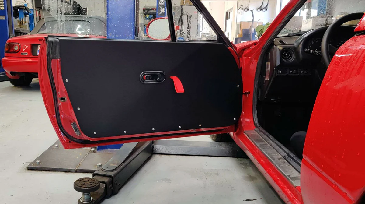 DCN Performance Full Aluminium Door Cards for NA Miata MX-5 DCN Performance Full Aluminium Door Cards for NA Miata MX-5