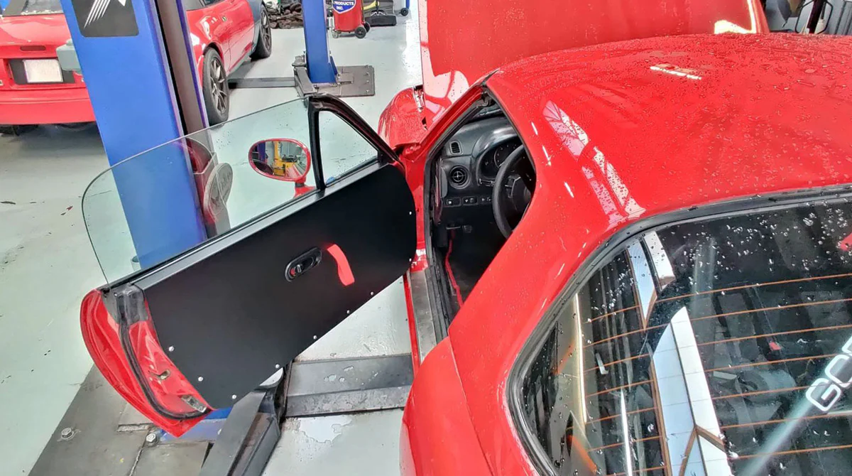 DCN Performance Full Aluminium Door Cards for NA Miata MX-5 DCN Performance Full Aluminium Door Cards for NA Miata MX-5