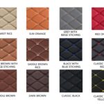 Color palette for Miata NA NB floor mats
