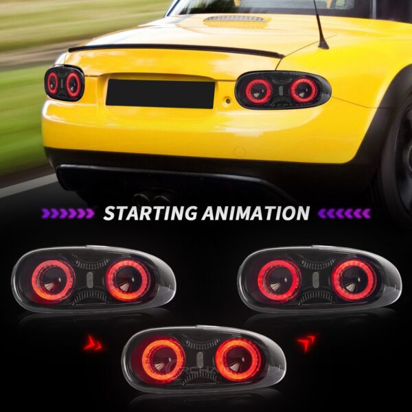 Full LED Tail Lights for Mazda Miata NC2 & NC3