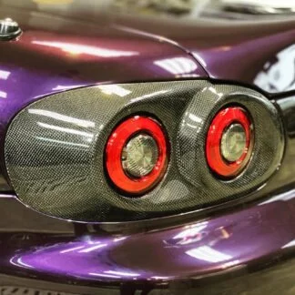 Carbon Miata Halo LED Dual Tail Lights (V2) For Miata NB/Mk2