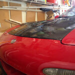 AD9 Vented Hood For RX-7 FD (Fiberglass)