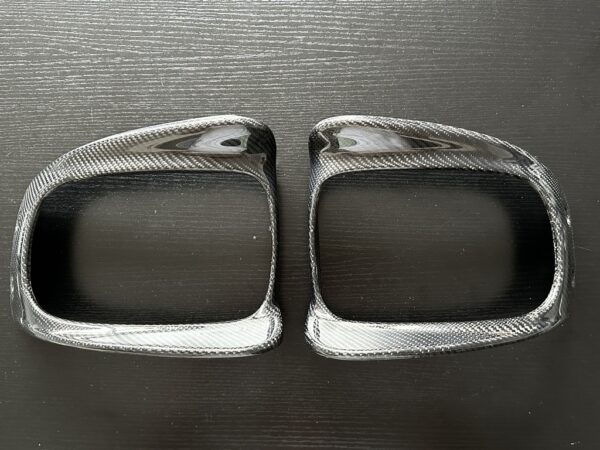 RX-7 FD Carbon Fiber Headlight Shrouds - For a Modern Look