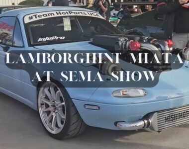 Mazda Miata Lamborghini build at SEMA
