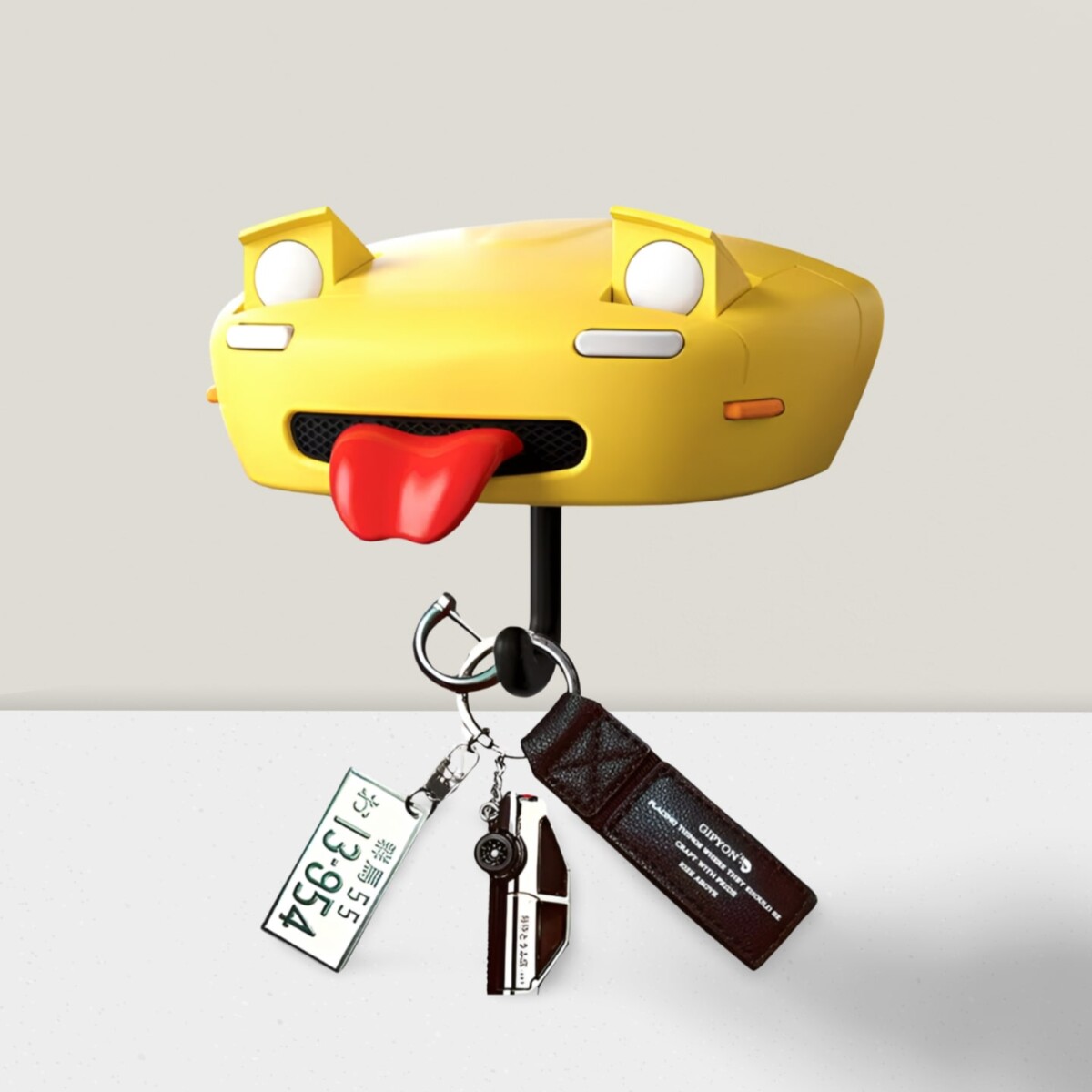 Miata Pop-up Headlight Key Keychain Holder