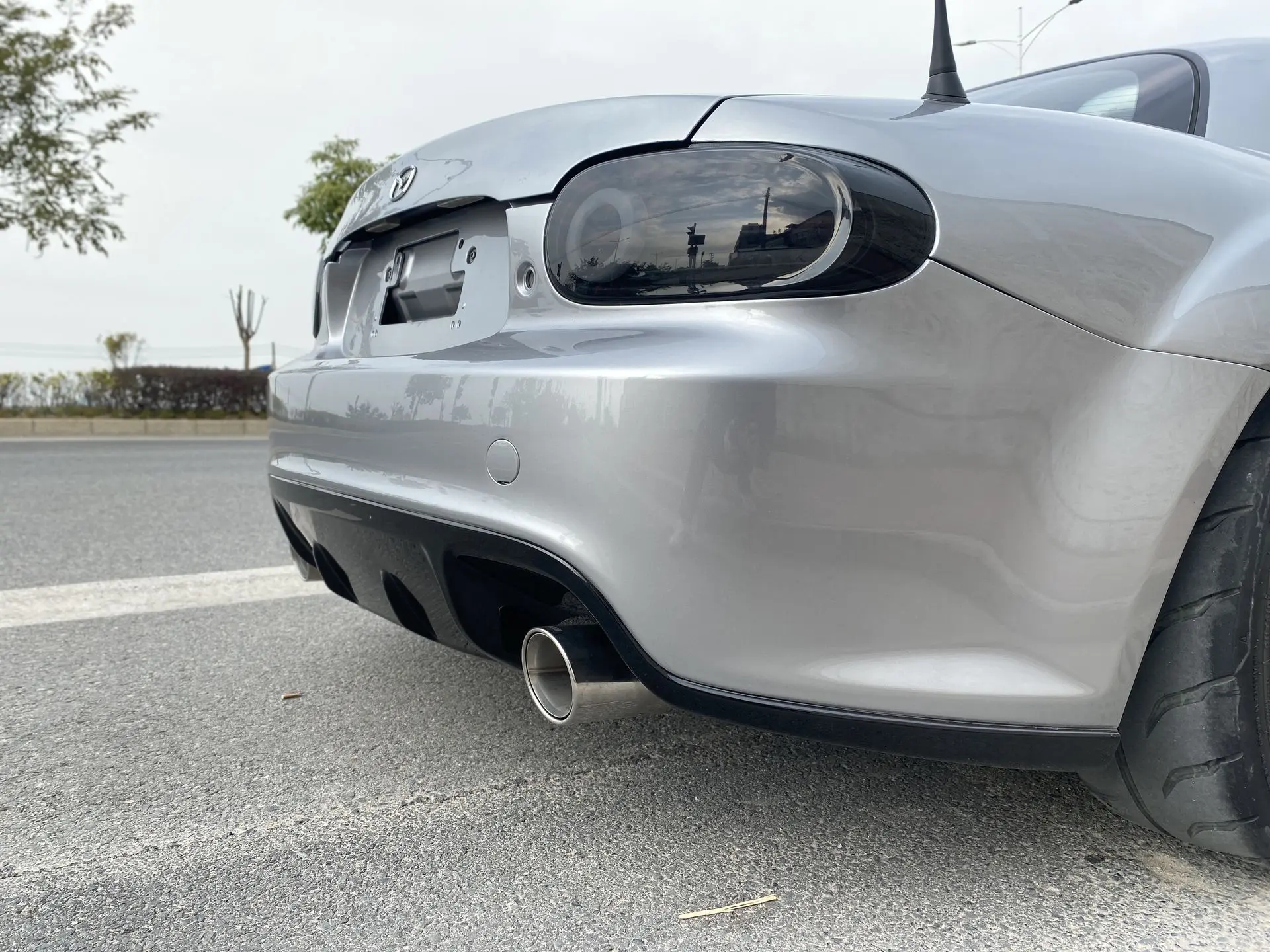 Polyurethane Mazdaspeed Rear Bumper Replica For Miata NC Mazda Miata MX 