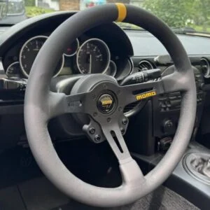 Cruise Control retrofit panel for aftermarket steering wheels | Mazda MX-5 Miata MK3 NC and RX-8