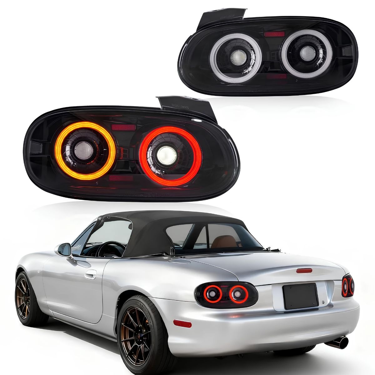 LED Tail Lights for Mazda MX-5 Miata NB (1998–2005) – E-Mark Certified LED Tail Lights for Mazda MX-5 Miata NB (1998–2005) – E-Mark Certified